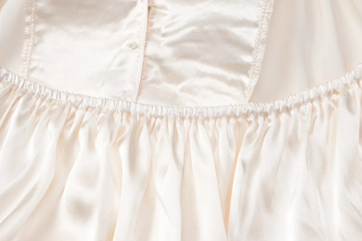 MARGARET SATIN MINI DRESS