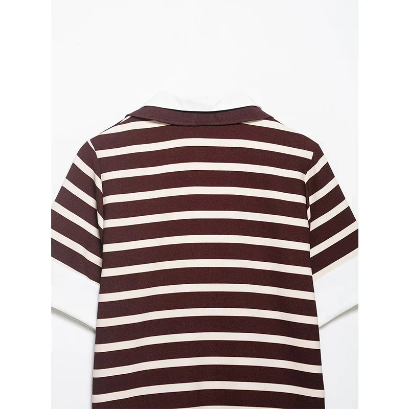 MEREDITH STRIPED T-SHIRT