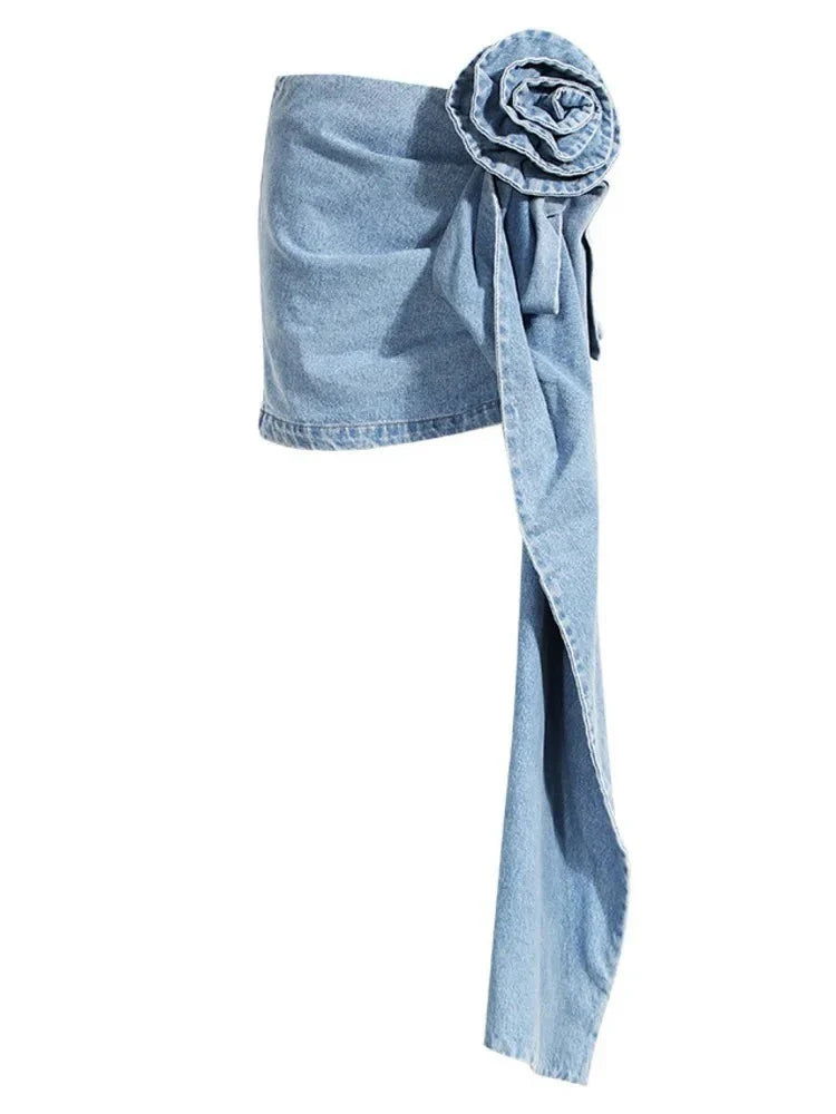 DELILAH DENIM SKIRT