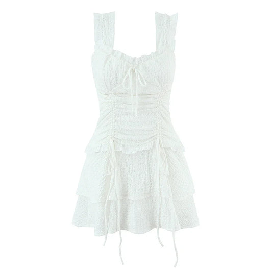 BRIGITTE RUCHED MINI DRESS