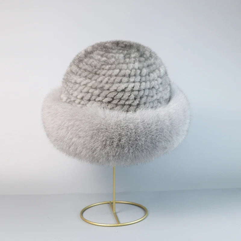 STELLA REAL MINK FUR CAP