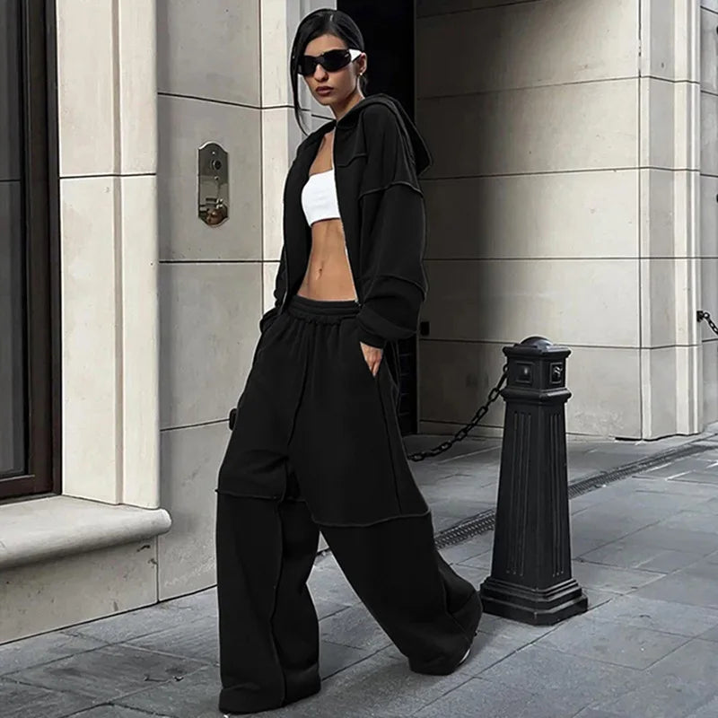 SARA WIDE TROUSERS SET