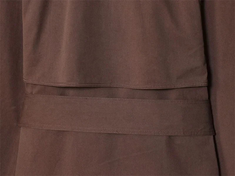 Alicent | Belted Double-Breasted Short Coat