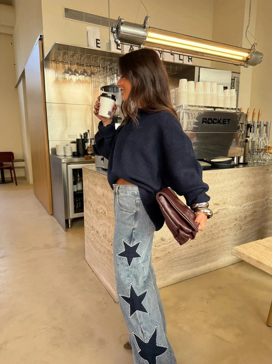 ANGIE STAR DENIM JEANS