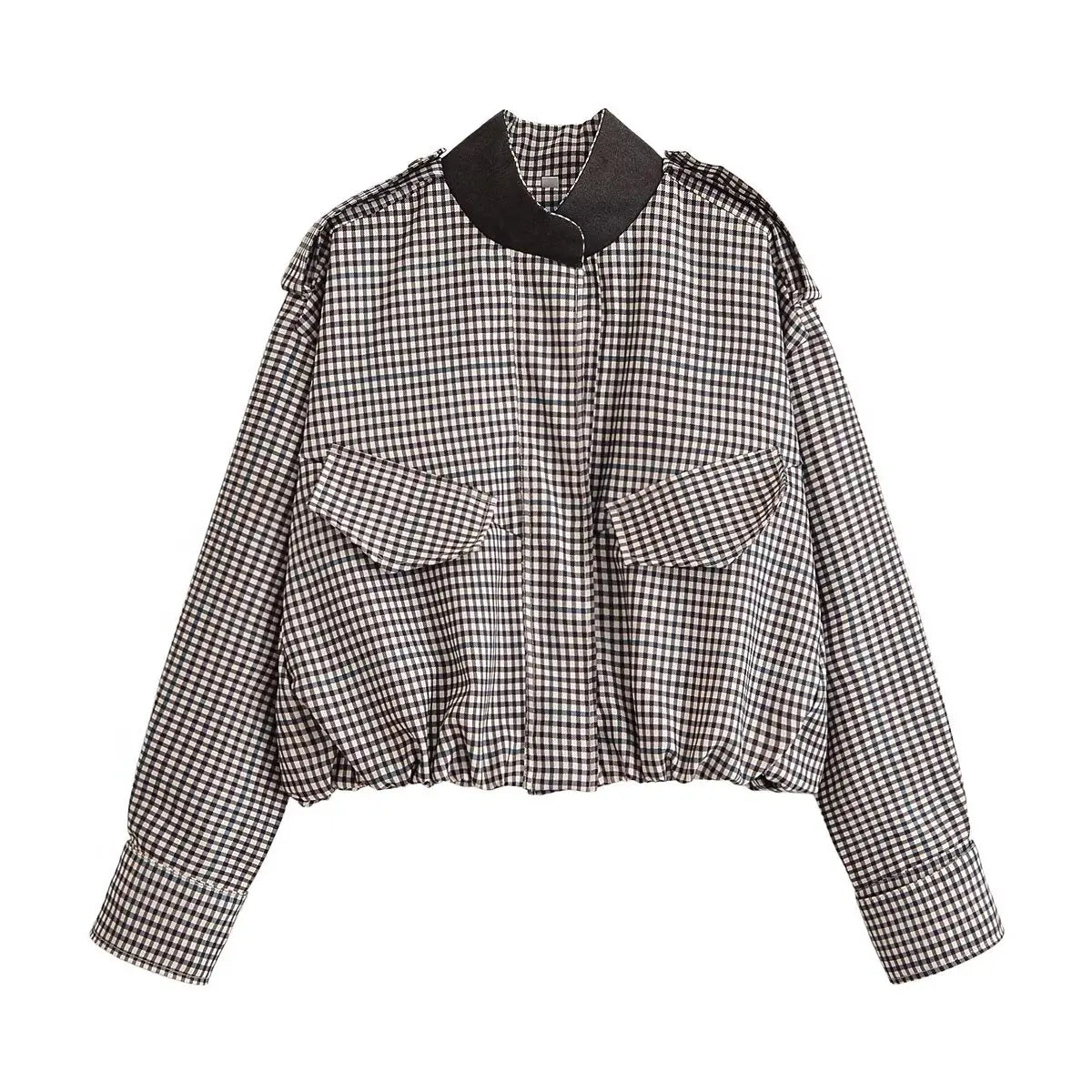 MIKAS PLAID JACKET