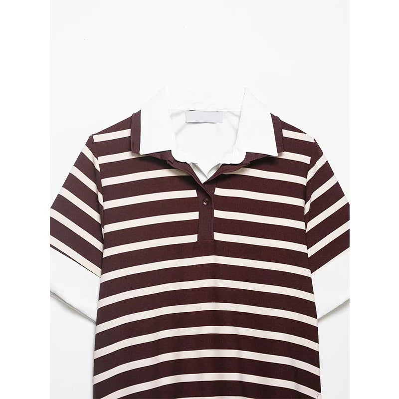 MEREDITH STRIPED T-SHIRT