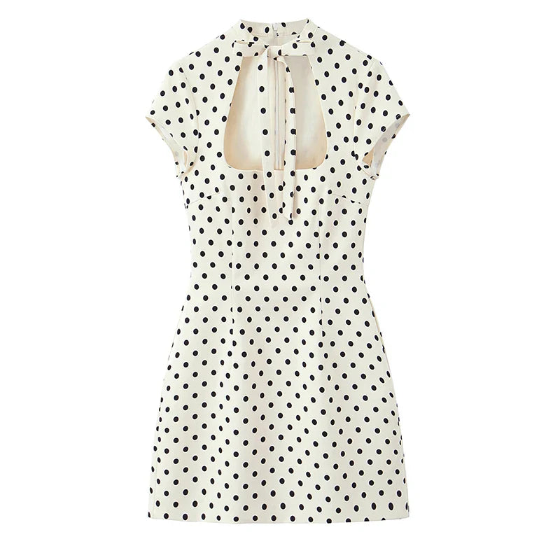 BELLA BOW TIE MINI DRESS
