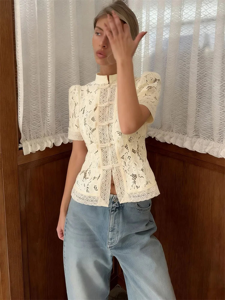IMERA LACE BLOUSE