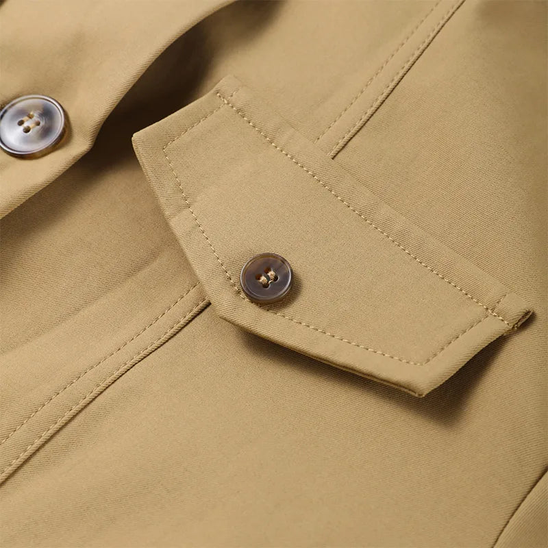 Florence | Structured Button-Up Cotton Jacket