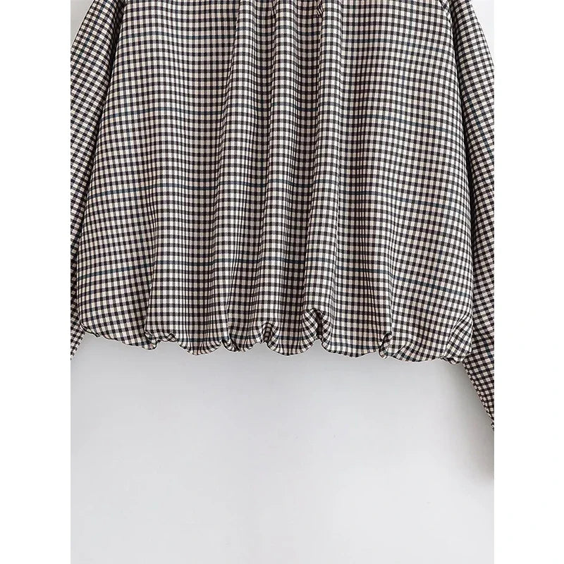 MIKAS PLAID JACKET