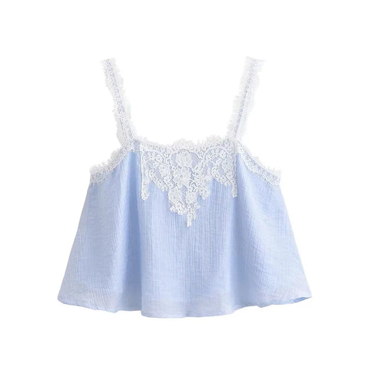 SANA CO-ORD LACE TOP