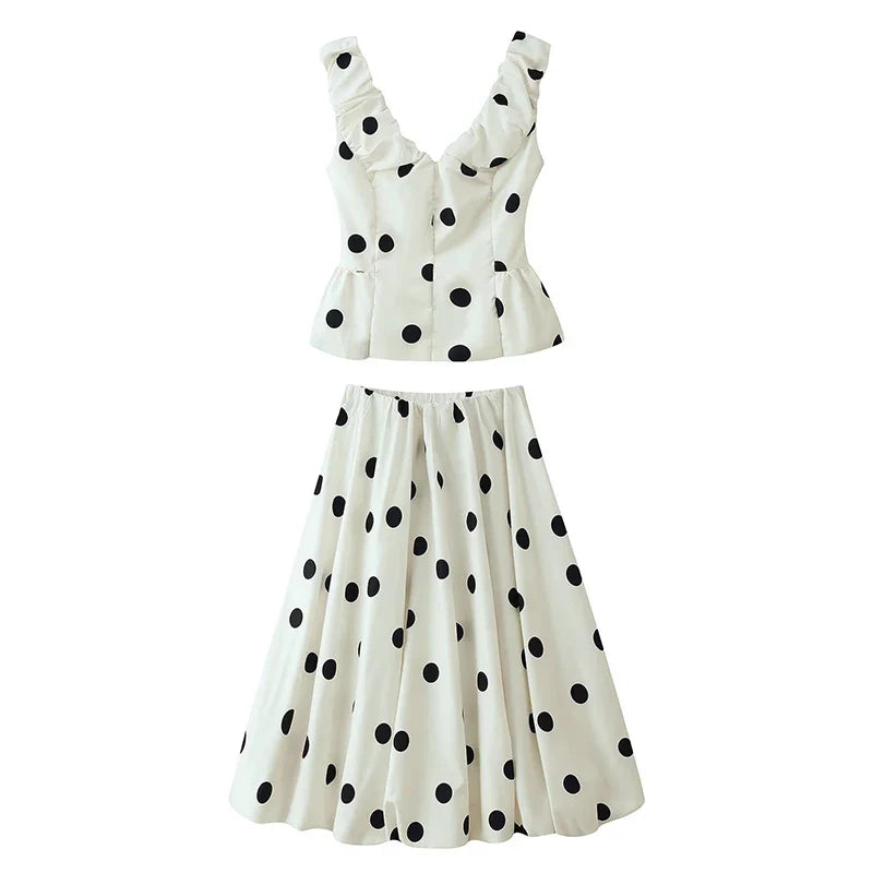 NEVA POLKA DOT BLOUSE