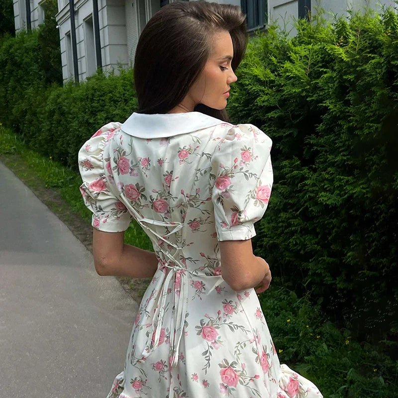 AYLIN FLORAL MINI DRESS