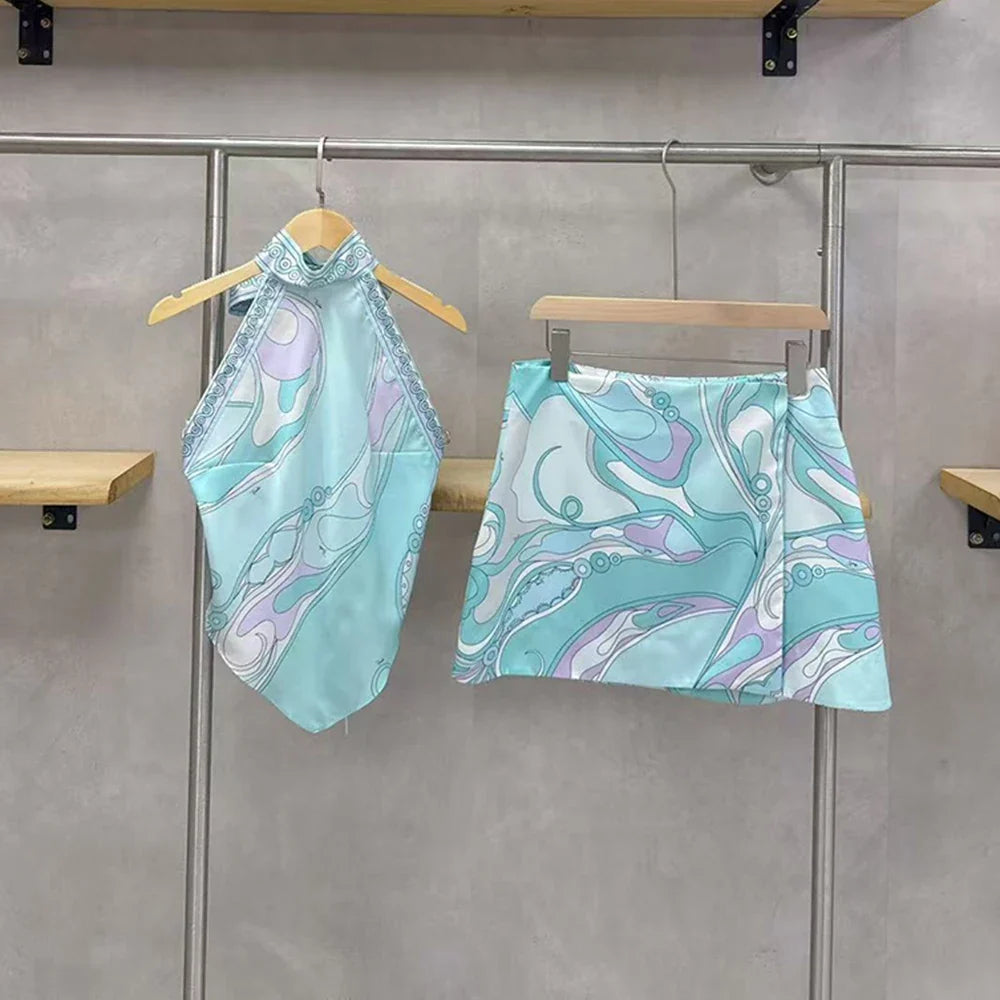 NORA SATIN TWO PIECE SET