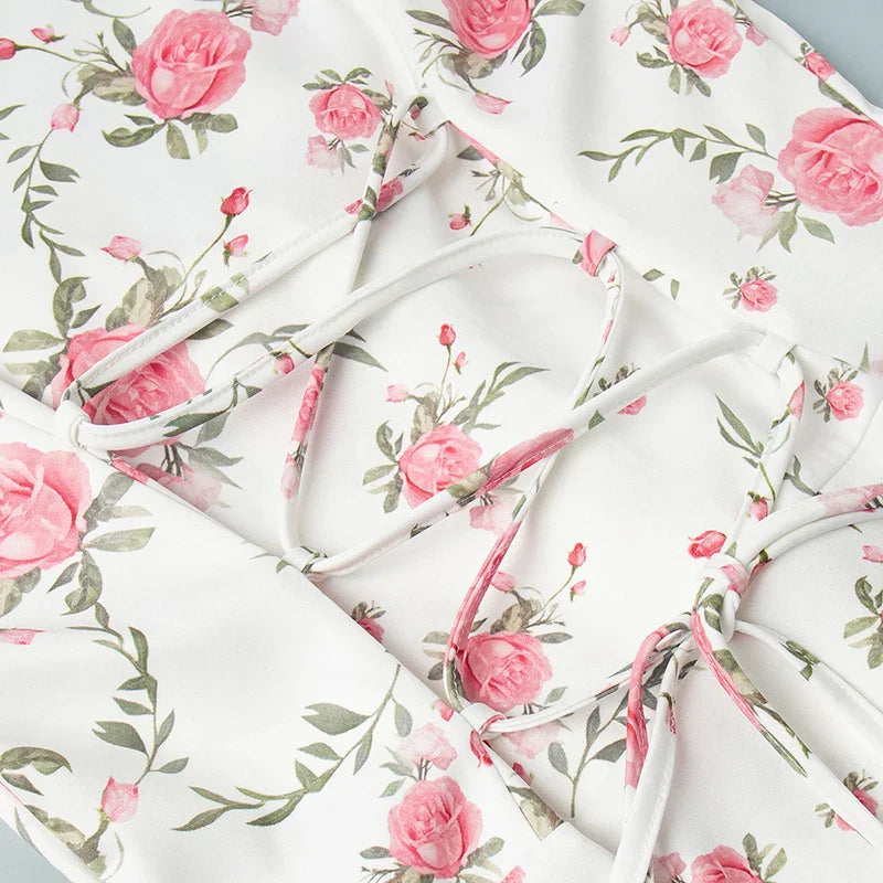 AYLIN FLORAL MINI DRESS