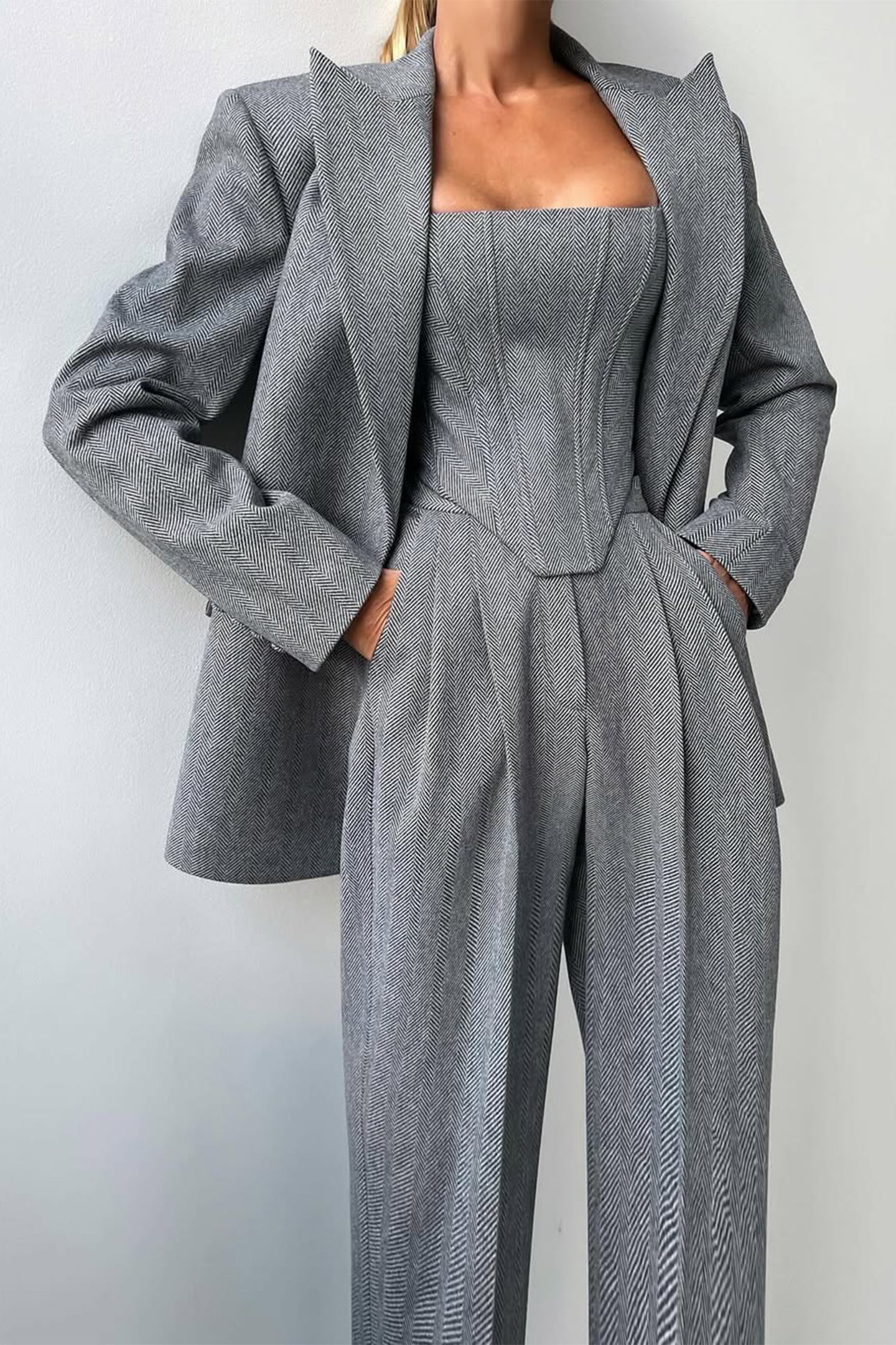 Dolce | Women’s Double-Breasted Blazer 3-Piece Set