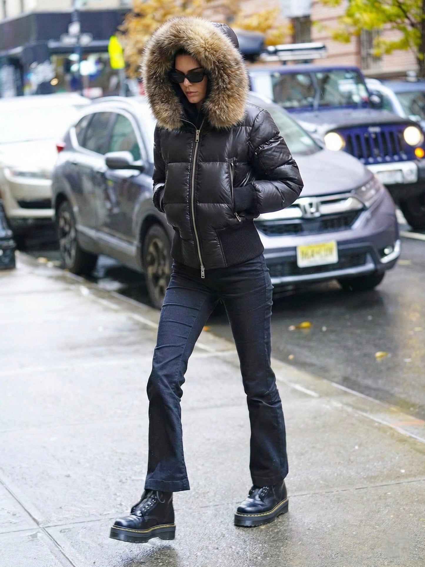Savoy | Faux Fur Hooded Puffer Jacket