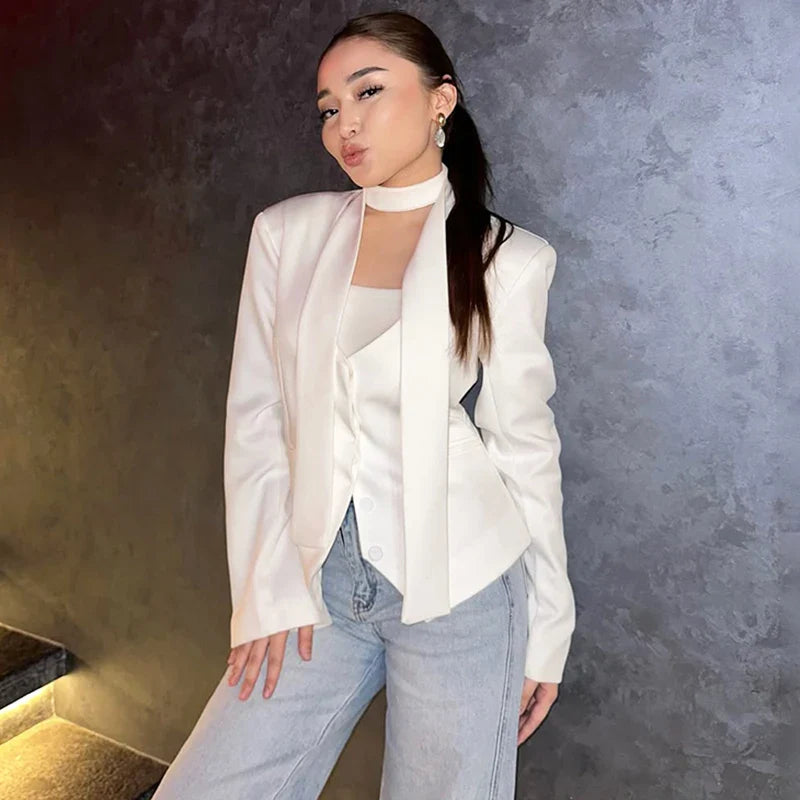 SIENNA RIBBON BLAZER