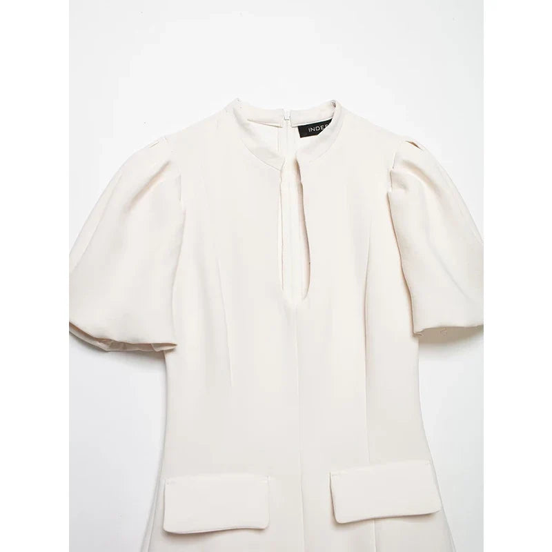 LENA PUFF SLEEVE MINI DRESS
