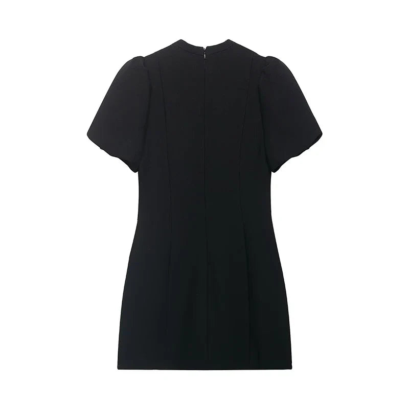 LENA PUFF SLEEVE MINI DRESS