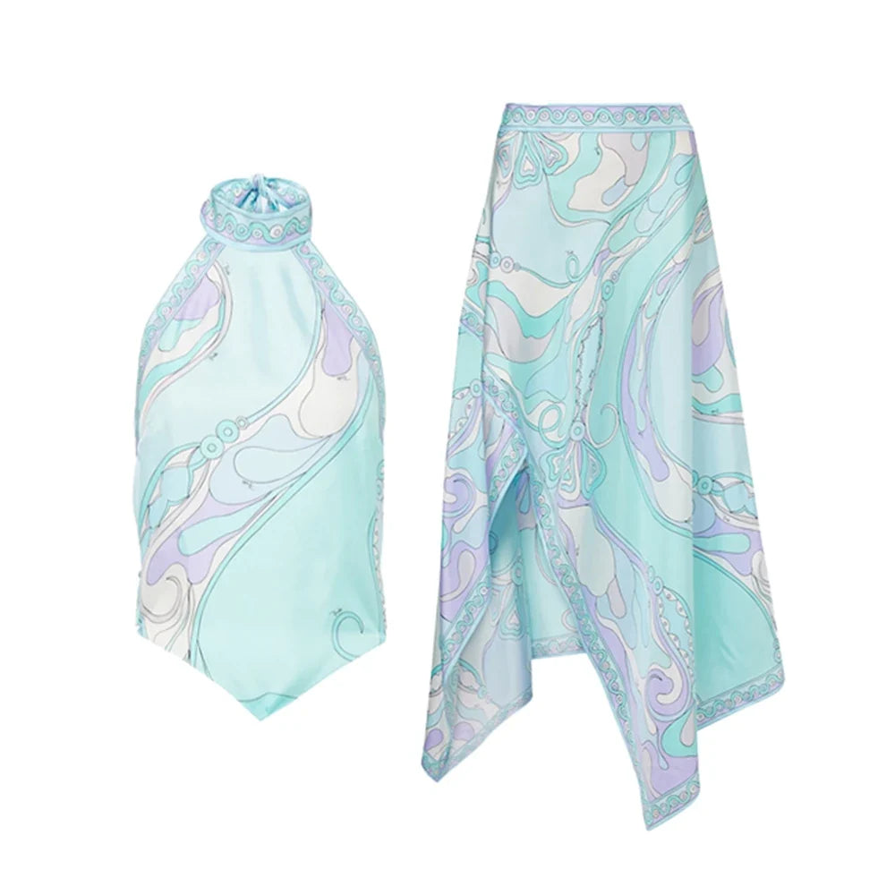 LAMUR PRINT DRESS