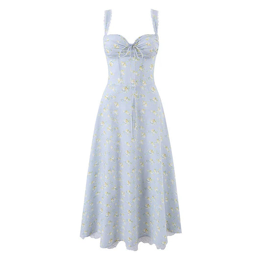 ZADEHA FLORAL MIDI DRESS