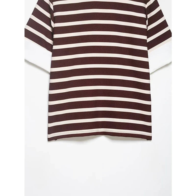 MEREDITH STRIPED T-SHIRT