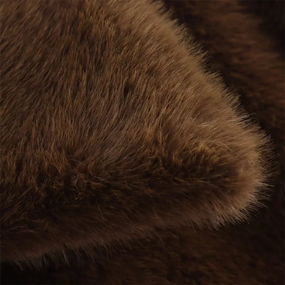 ALICIA FAUX FUR COAT