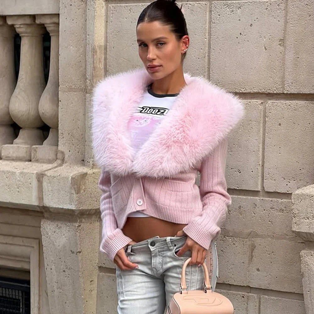 JIANA FUR CARDIGAN