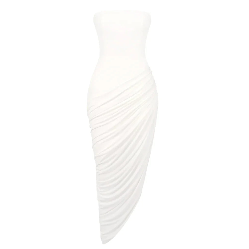 EMILIA DRAPED DRESS