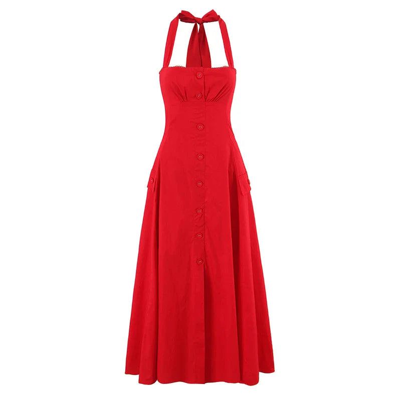 ALLORA FLORAL MIDI DRESS