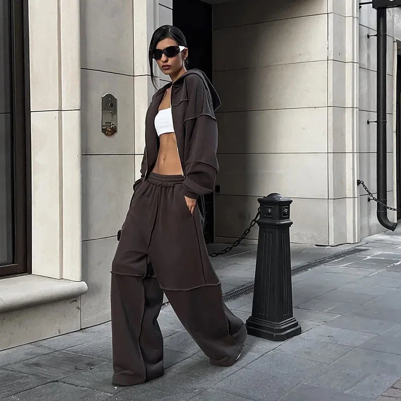 SARA WIDE TROUSERS SET