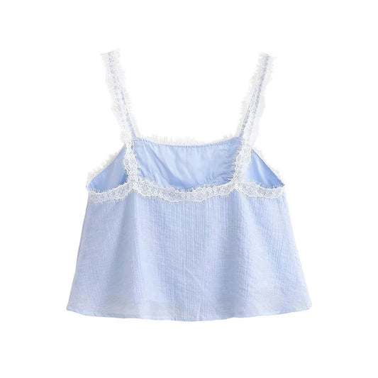 SANA CO-ORD LACE TOP