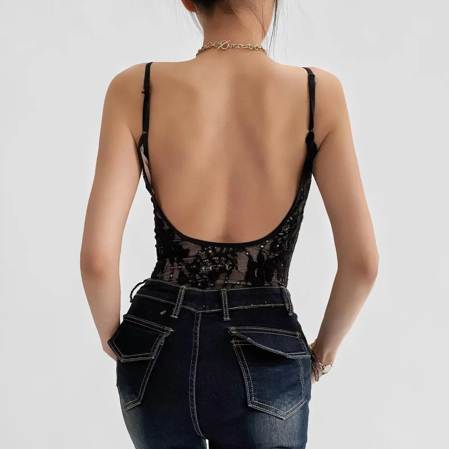 AMINA LACE BODYSUIT