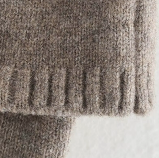 Women's Button-Up Knit Cape Sweater BLAKE