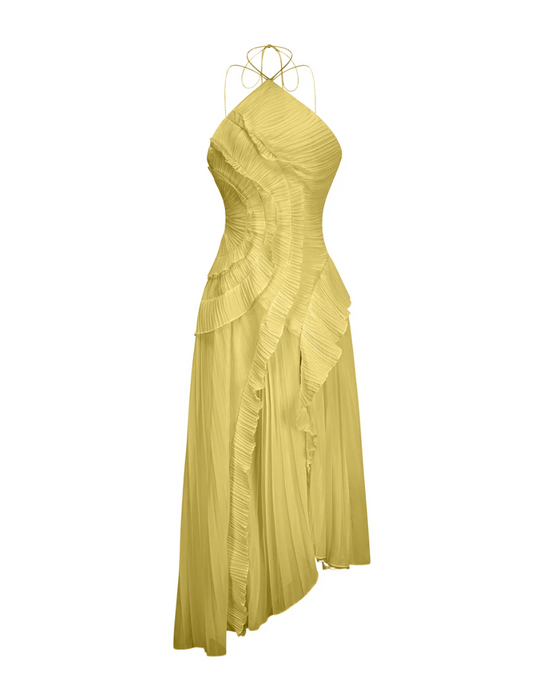 MIRI RUFFLE MAXI DRESS