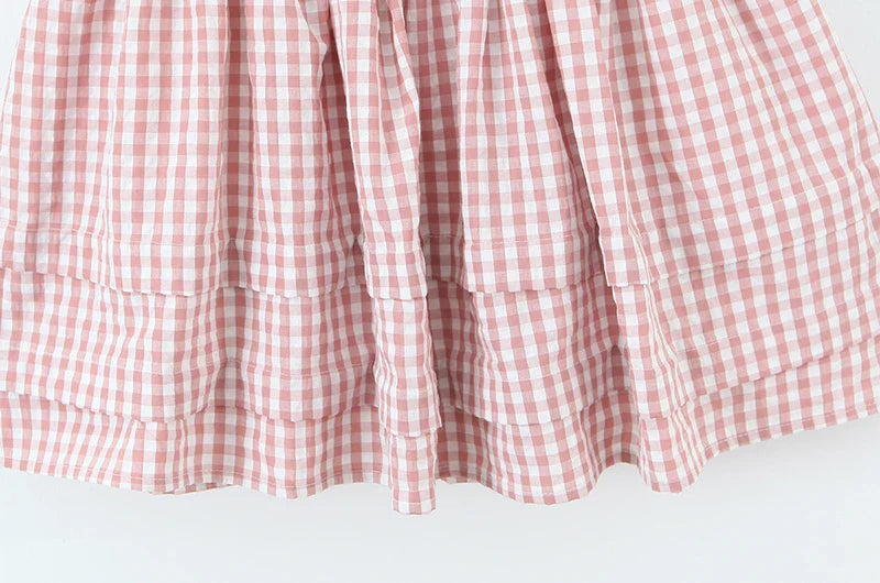 MARLEE PLAID MINI DRESS