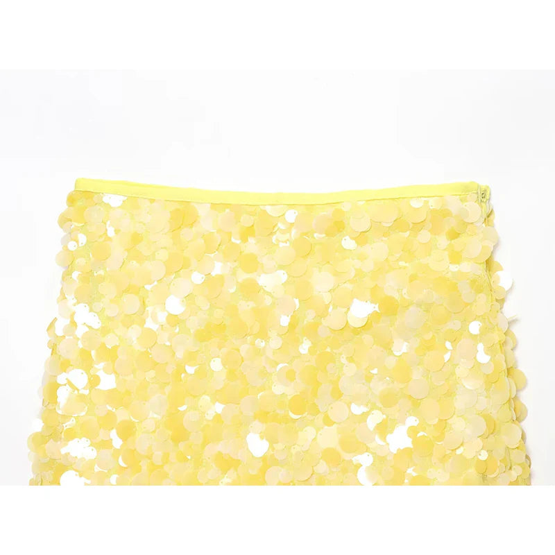 ARYA SEQUIN MINI SKIRT