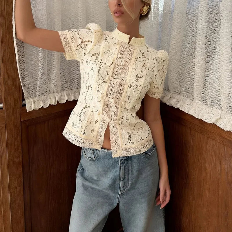 IMERA LACE BLOUSE