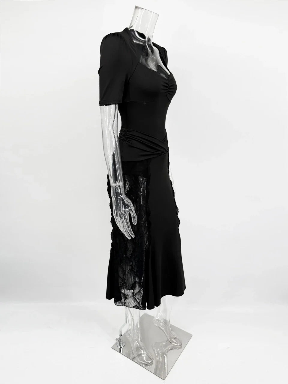 ABIGAIL LACE MIDI DRESS