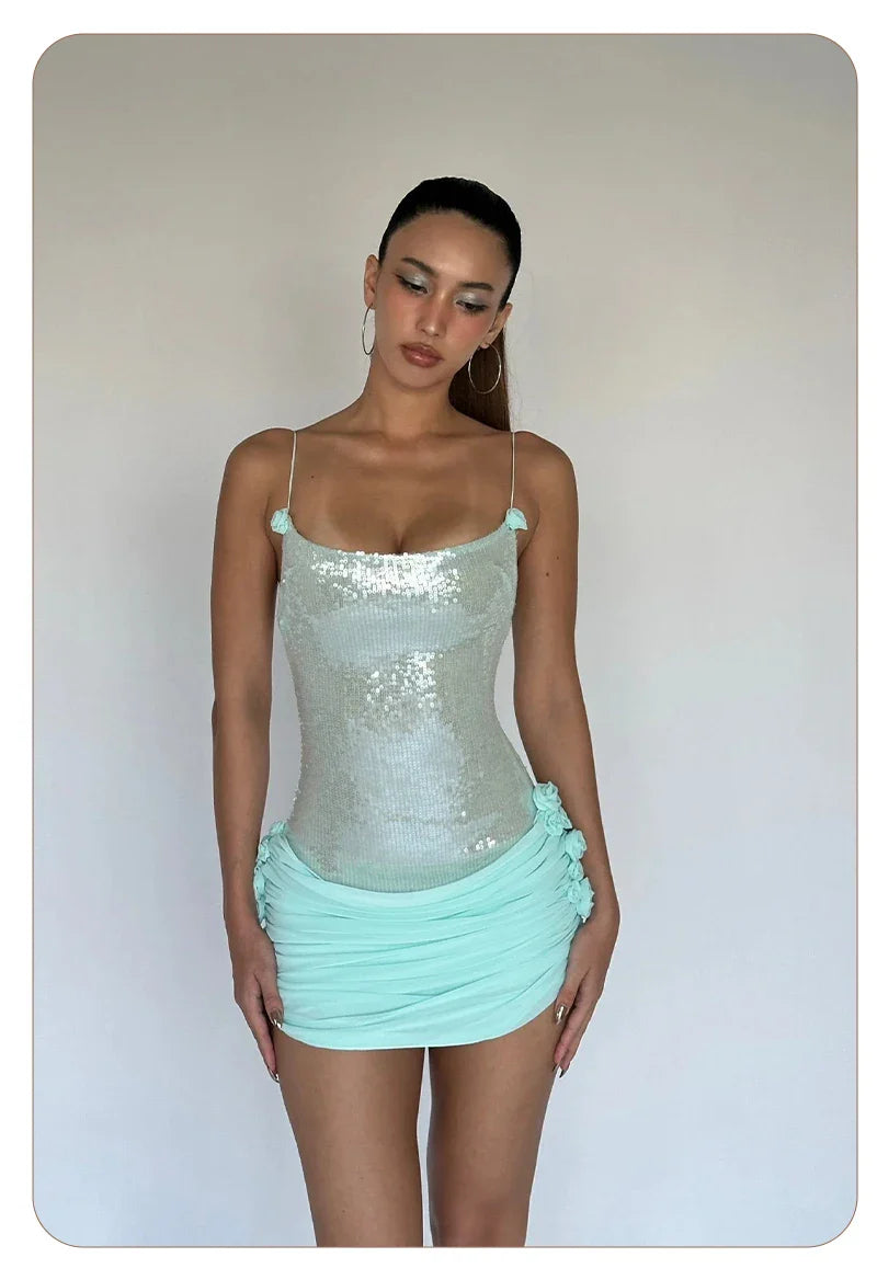 LORELI SEQUIN MINI DRESS