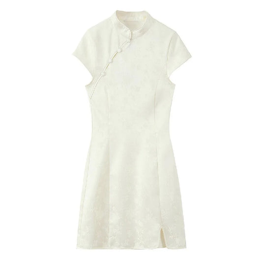 EZMA JACQUARD MINI DRESS
