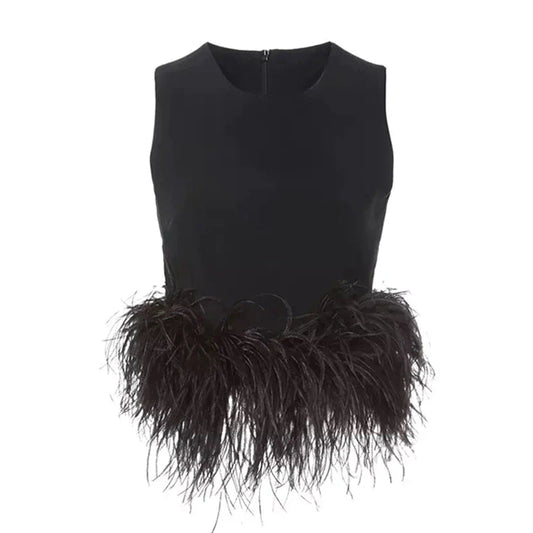 OASIS FEATHER BLOUSE