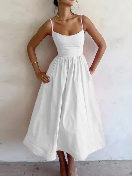 Elise | Flattering Waist-Fitted Flare Dress