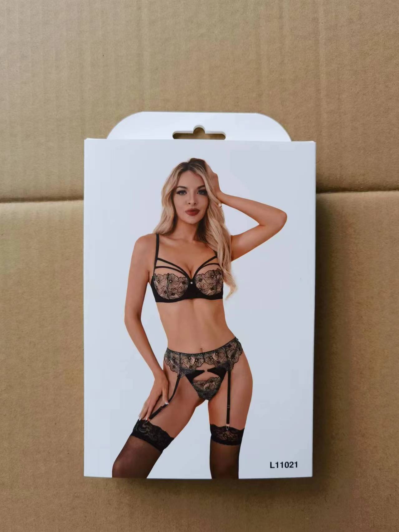 Ladies Sexy Fishnet Deep Low Cut Bodysuit-Bodystocking (boxed)
