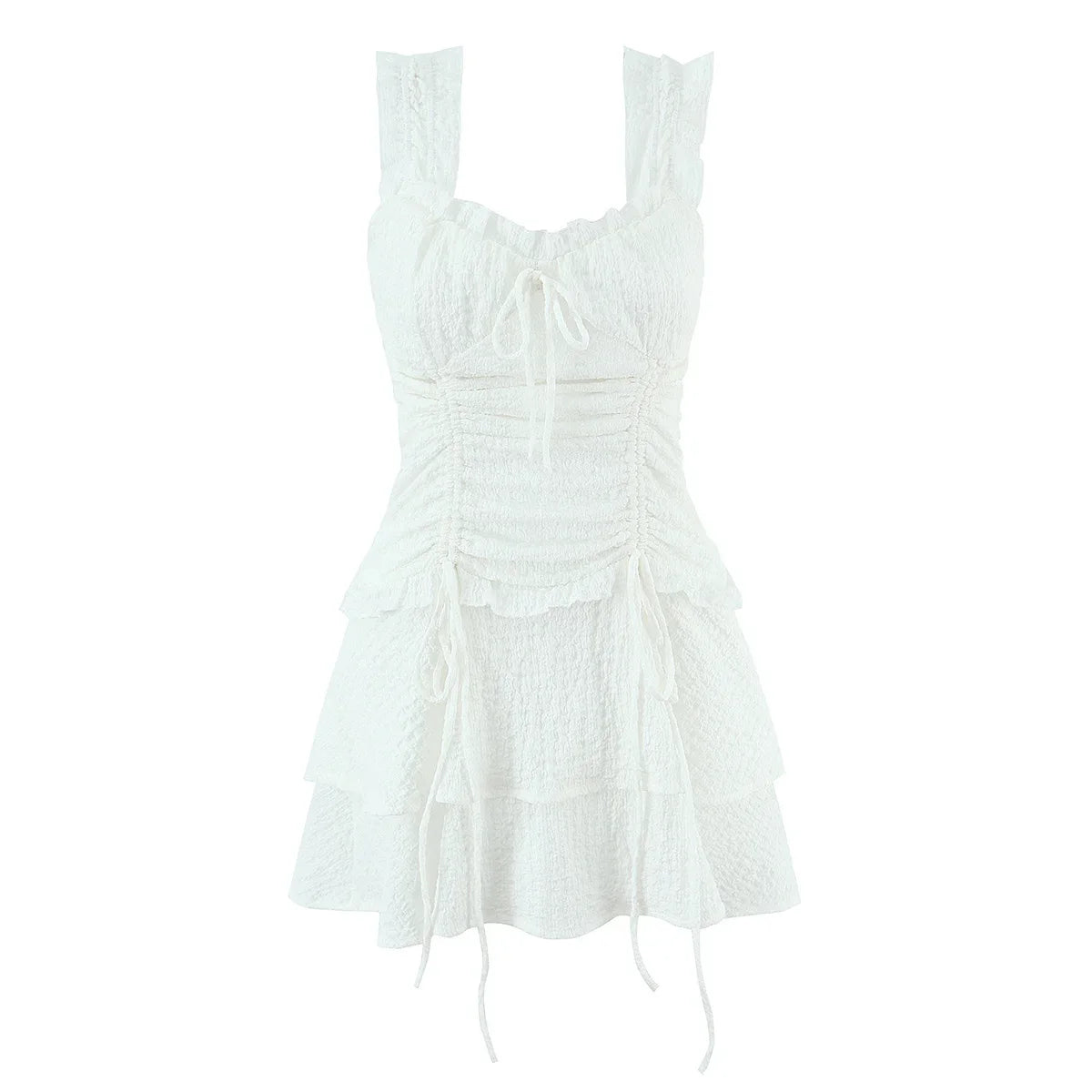 BRIGITTE RUCHED MINI DRESS