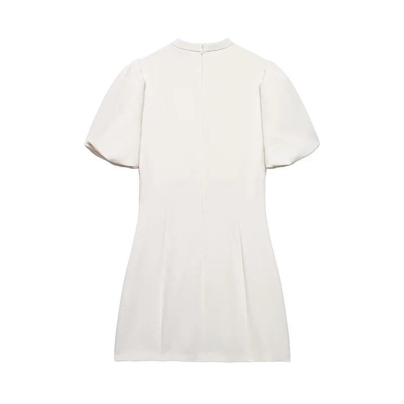 LENA PUFF SLEEVE MINI DRESS