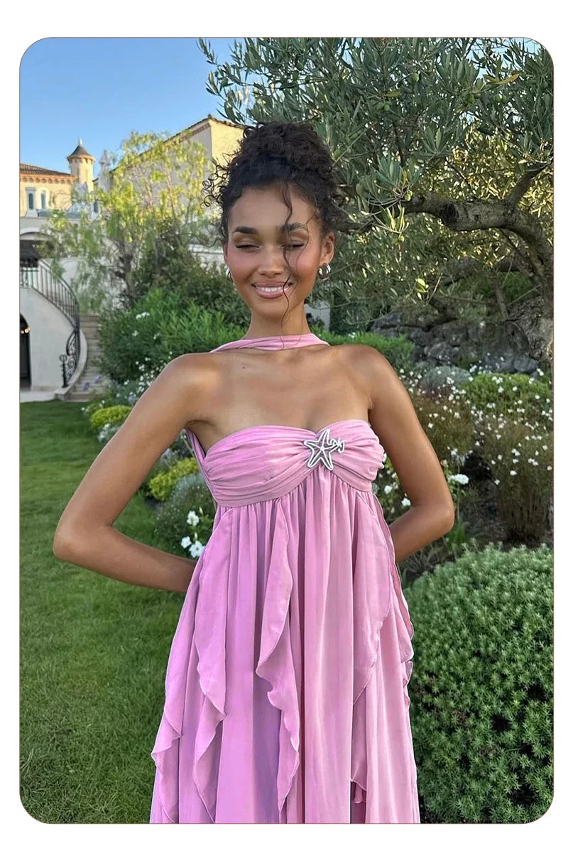 MORGAN RUFFLE DRESS