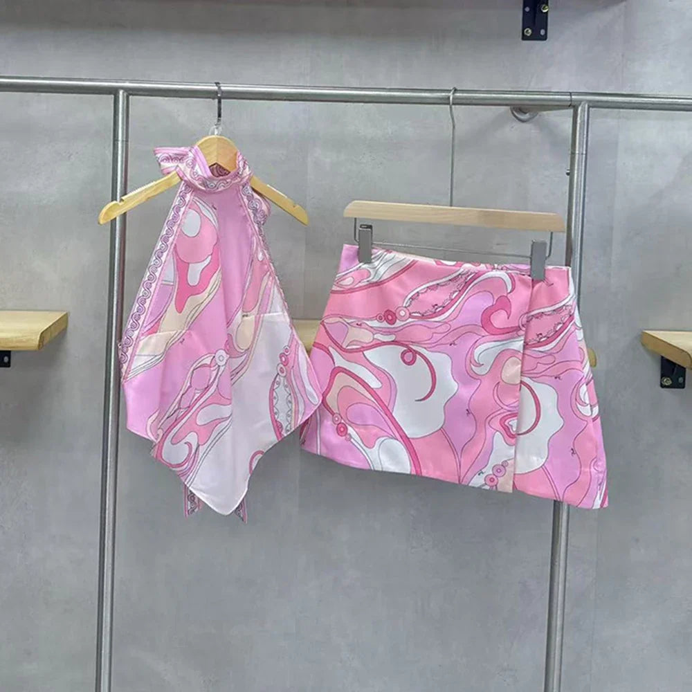 NORA SATIN TWO PIECE SET