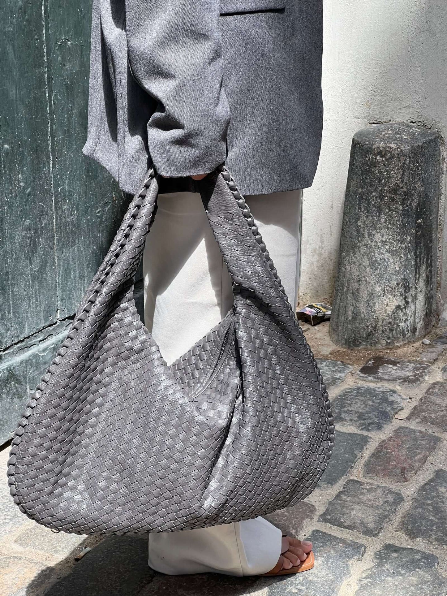 Curlew | Woven Large Shoulder Bag